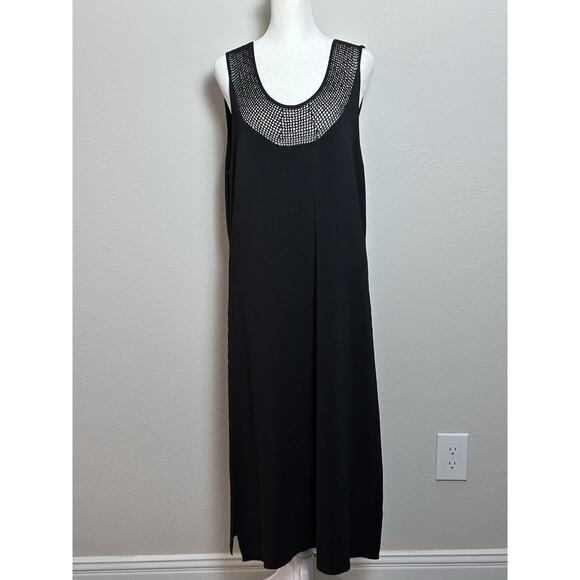 Studio Max Women’s Knit Two-Piece Dress & Sweater Black Size (L) - Picture 8 of 16